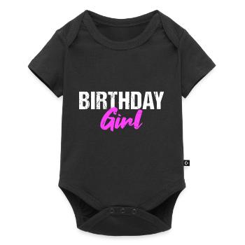 Anniversaire Fille Geburtstag - Body à manches courtes Premium Bébé - noir - Devant