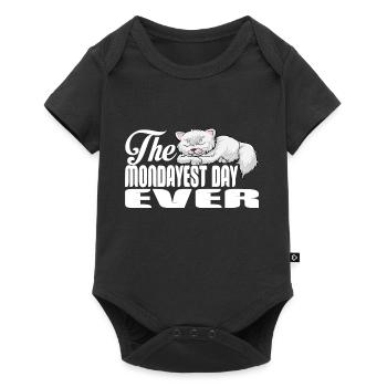The Mondayest Day ever - Baby Premium short-sleeve bodysuit - black - Front