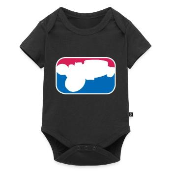 Hotrod Hot Rod V8 Tuning vintage lustiges Geschenk - Baby Premium Kurzarmbody - Schwarz - Vorne