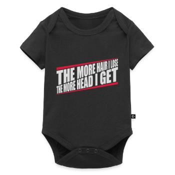 J’ai plus de tête - Body à manches courtes Premium Bébé - noir - Devant