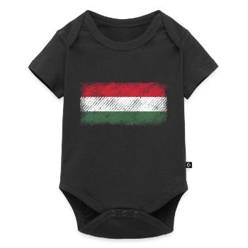 Hongrie - Body à manches courtes Premium Bébé - noir - Devant