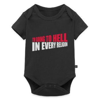 in going to hell - Baby Premium short-sleeve bodysuit - black - Front