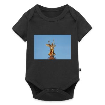 Siegessäule - Baby Premium Kurzarmbody - Schwarz - Vorne