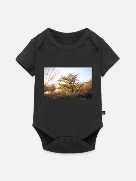 Lesum - Baby Premium Kurzarmbody - Schwarz