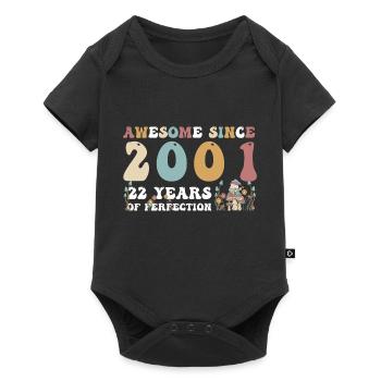 Génial depuis 2001 22 ans de perfection - 22ème - Body à manches courtes Premium Bébé - noir - Devant