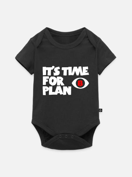 Bitcoin Trading Crypto Aktien - Baby Premium Kurzarmbody - Schwarz