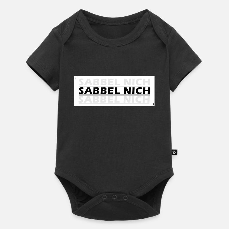 Sabbel nich - Baby Premium Kurzarmbody - Schwarz