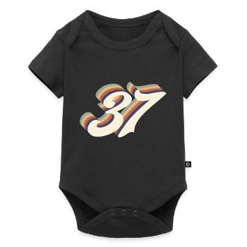 37th anniversary vintage - Baby Premium short-sleeve bodysuit - black - Front