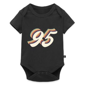 95th anniversary vintage - Baby Premium short-sleeve bodysuit - black - Front