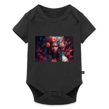 Neo-Indian Voodoo Gift - Baby Premium short-sleeve bodysuit - black - Front