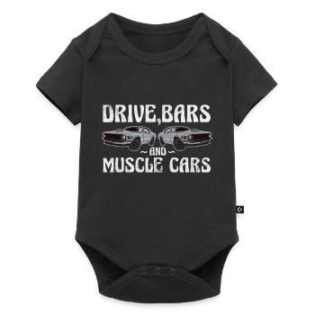 Drive, bars et muscle cars - Body à manches courtes Premium Bébé - noir - Devant