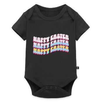 Ostern Geschenkidee, Ostergeschenk für Mann & Frau - Baby Premium Kurzarmbody - Schwarz - Vorne