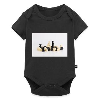 Chess pieces - Baby Premium short-sleeve bodysuit - black - Front