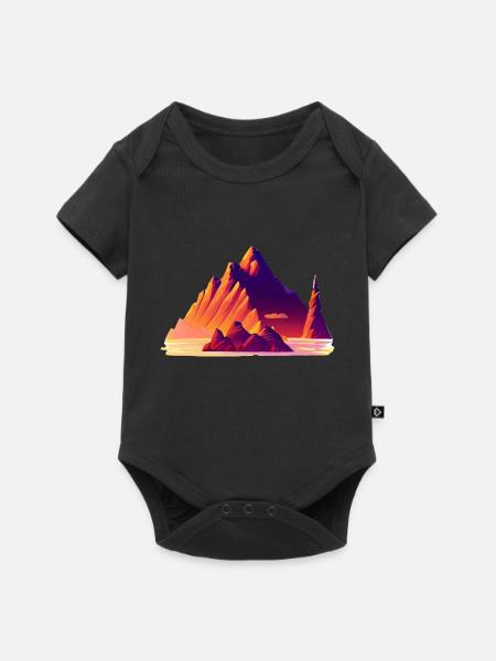 Bergwandern Wanderung Wandern Bergwanderer - Baby Premium Kurzarmbody - Schwarz