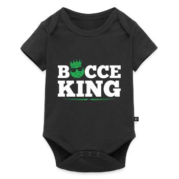 Bocce Ball, Bocce King, Funny Bocci - Baby Premium Kurzarmbody - Schwarz - Vorne