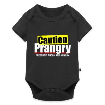 Citation amusante de Prangry - Body à manches courtes Premium Bébé - noir - Devant
