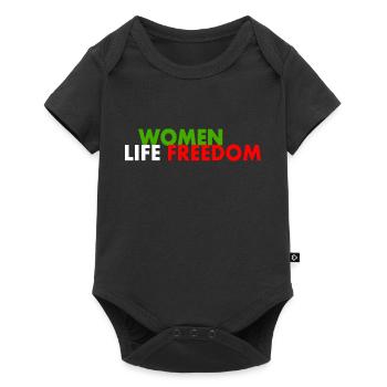 Women life freedom - Body à manches courtes Premium Bébé - noir - Devant