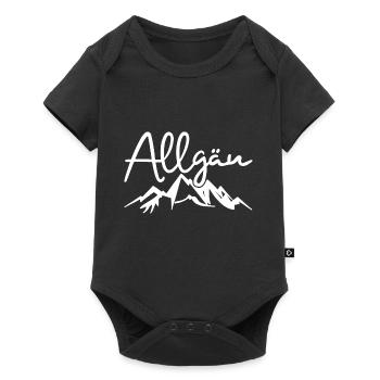 Allgäu Wandern Berge Natur - Baby Premium Kurzarmbody - Schwarz - Vorne