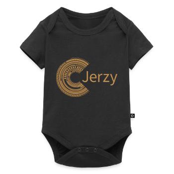 Für Jerzy - Baby Premium Kurzarmbody - Schwarz - Vorne