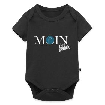 MOIN FöHR - Baby Premium Kurzarmbody - Schwarz - Vorne