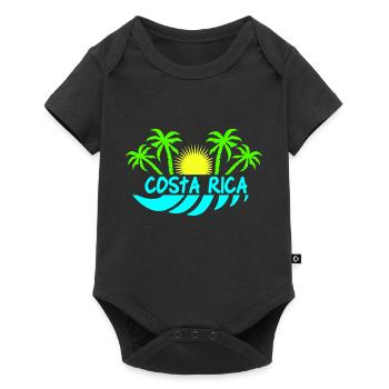 Costa Rica - Baby Premium short-sleeve bodysuit - black - Front