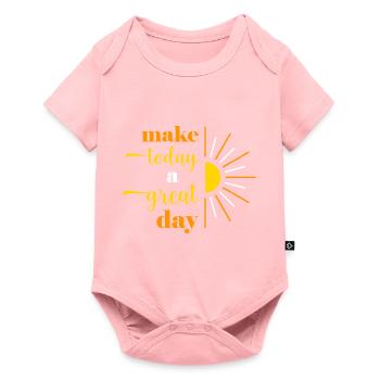 make today a great day - Baby Premium short-sleeve bodysuit - rose - Front