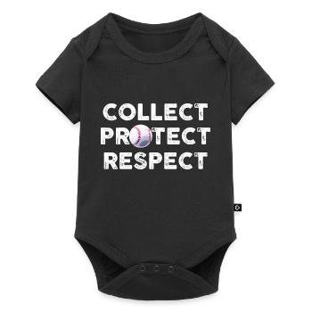 Collect Protect Respect Baseball cards - Baby Premium short-sleeve bodysuit - black - Front