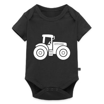 tracteur - Body à manches courtes Premium Bébé - noir - Devant