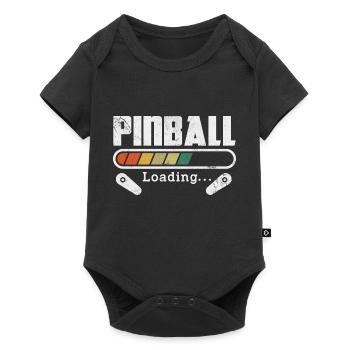 pinball loading Design for a pinball fan - Baby Premium short-sleeve bodysuit - black - Front