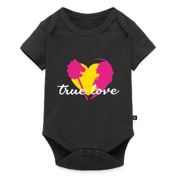 Hobby Horse true love - Baby Premium short-sleeve bodysuit - black - Front