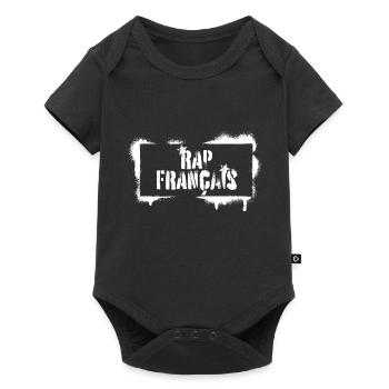 French rap Graffiti Urbain - Baby Premium short-sleeve bodysuit - black - Front