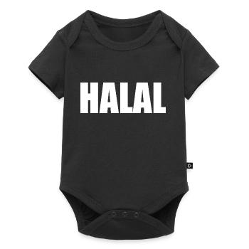 Halal - Baby Premium short-sleeve bodysuit - black - Front
