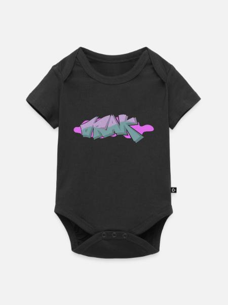 Orak shadow - Baby Premium Kurzarmbody - Schwarz
