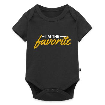 I'm The Favorite - Funny Gift - Baby Premium short-sleeve bodysuit - black - Front