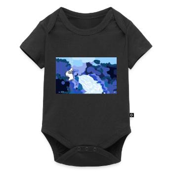 Im Frieden sein - Baby Premium Kurzarmbody - Schwarz - Vorne