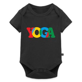 Yoga / Namaste / Zen - Baby Premium short-sleeve bodysuit - black - Front