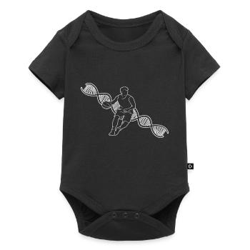 Basketball Basketballspieler Basketballteam - Baby Premium Kurzarmbody - Schwarz - Vorne