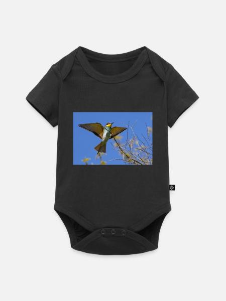 Bienenfresser - Baby Premium Kurzarmbody - Schwarz