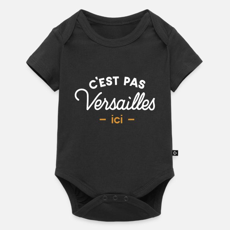 C'est pas Versailles ici - Body à manches courtes Premium Bébé - noir