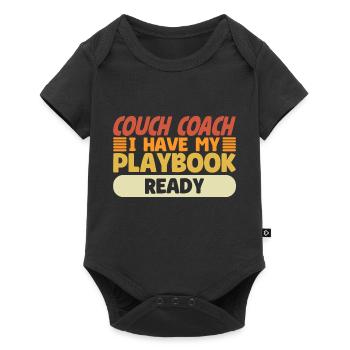 Coach Character Builder Attitude - Baby Premium Kurzarmbody - Schwarz - Vorne