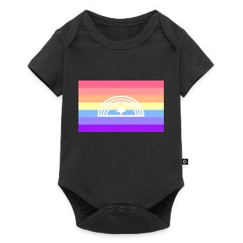 Drapeau de la fierté xénogenre - Body à manches courtes Premium Bébé - noir - Devant