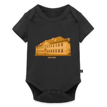 Hôtel de ville d’Uelzen Ville hanséatique de Basse-Saxe - Body à manches courtes Premium Bébé - noir - Devant