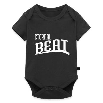 beat funny quote humor eternal timeless pulse - Baby Premium short-sleeve bodysuit - black - Front