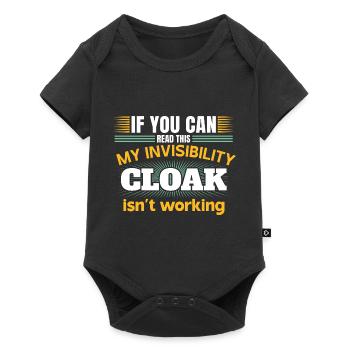 Mon manteau invisible ne fonctionne pas - Body à manches courtes Premium Bébé - noir - Devant
