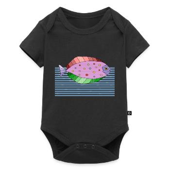 Poisson - Body à manches courtes Premium Bébé - noir - Devant