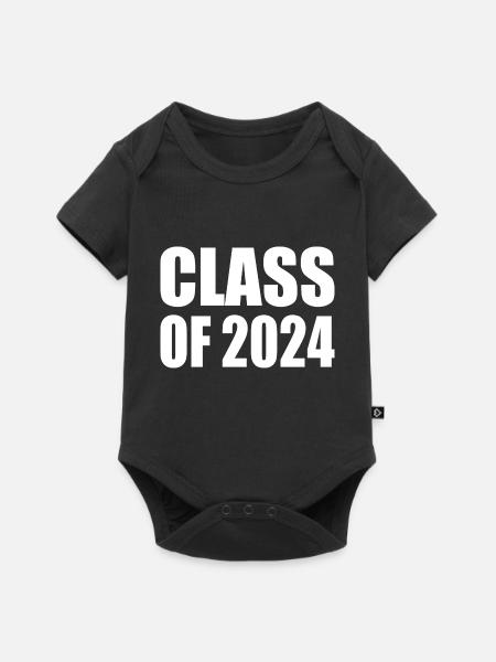Class of 2024 - Baby Premium Kurzarmbody - Schwarz
