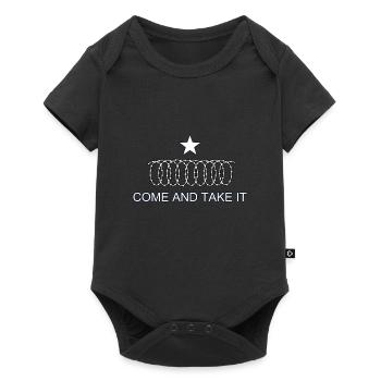 Texas Flag Come and Take It Razor wire - Baby Premium short-sleeve bodysuit - black - Front