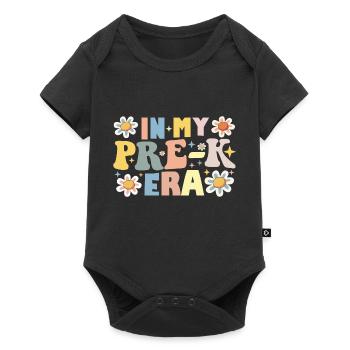 In My Pre-K Era Back To School Teacher Student - Baby Premium short-sleeve bodysuit - black - Front