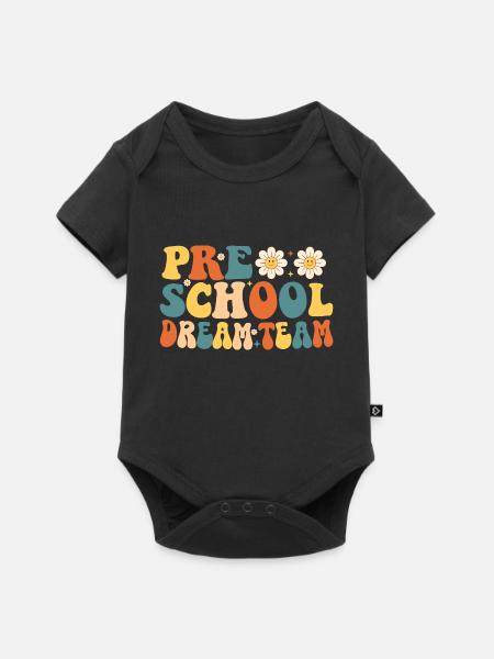Vorschul-Dreamteam - Baby Premium Kurzarmbody - Schwarz