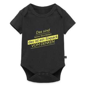 Idée cadeau 50e anniversaire - Body à manches courtes Premium Bébé - noir - Devant